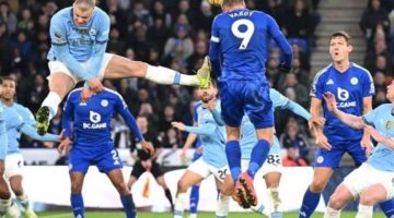 بث مباشر: مانشستر سيتي 1-0 ليستر سيتي