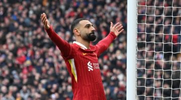 هدف يقرب محمد صلاح من إنجاز في ديربي الميرسيسايد