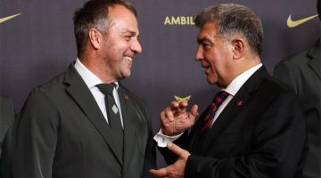 لابورتا: برشلونة في صراع وفليك متألم