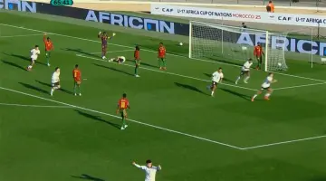 عبد العزيز الزغبي يحرز الهدف الثاني لمنتخب مصر في مواجهة الكاميرون