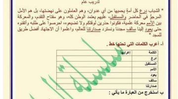 300 سؤال في العربي للشهادة الإعدادية لن يخرج عنها الامتحان – مراجعات نهائية شاملة