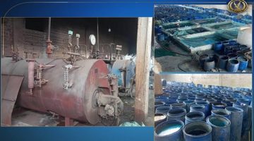 ضبط مصنع أسمدة مجهولة بالقليوبية واعتقال المدير المسؤول بواسطة الداخلية