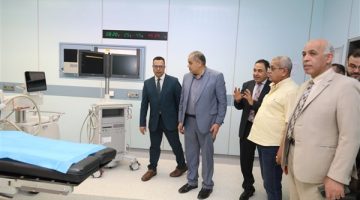 وحدة الأشعة التداخلية بمستشفى كفر الشيخ الجامعي يفتتحها رئيس الجامعة