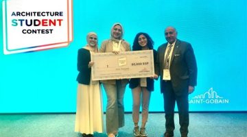 فوز فريق هندسة القاهرة بالمركز الأول في مسابقة سانت جوبان الفرنسية بمصر
