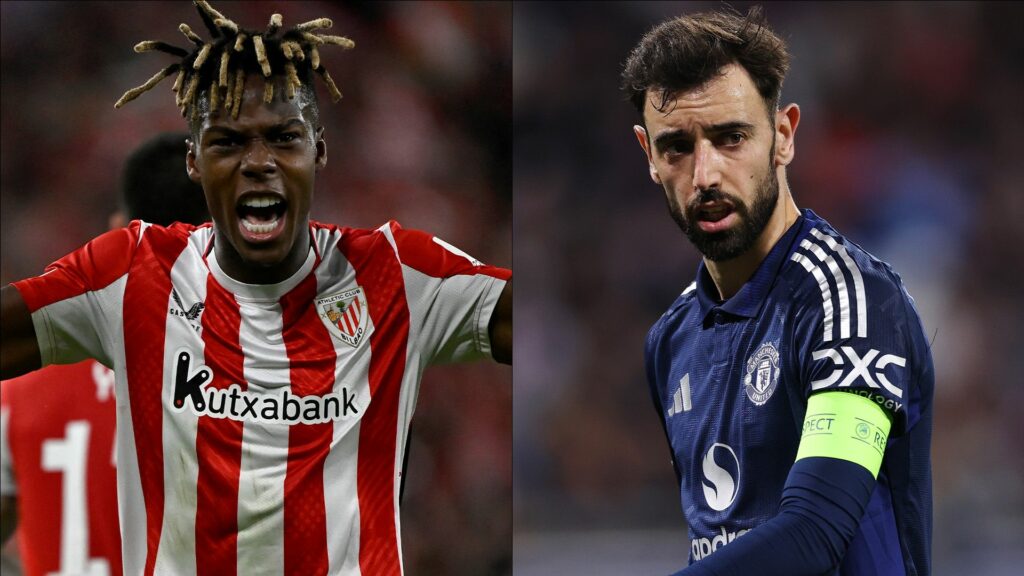 1745960495 Nico20Williams20Athletic20Bilbao20Bruno20Fernandes20Man20Utd