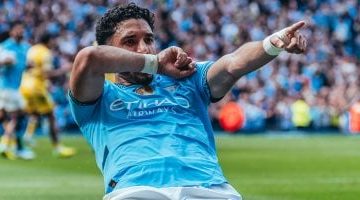 عمر مرموش يتألق بأرقام مميزة مع مانشستر سيتي قبل مواجهة أستون فيلا