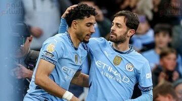 عمر مرموش يصنع هدف مان سيتي الأول ضد أستون فيلا في الدوري الإنجليزي “فيديو” وصور