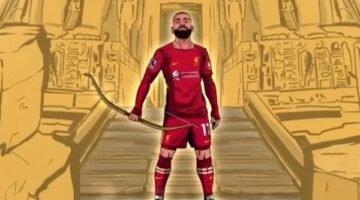 معبد أبوسمبل يحتفي بتتويج محمد صلاح بين الأساطير على الحساب الرسمي للدوري الإنجليزي