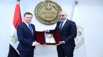 وزير التعليم يناقش إنشاء 100 مدرسة مصرية ألمانية مع رئيس وزراء ساكسونيا