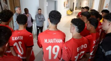 أحمد الكأس يدعم المنتخب الوطني تحت 20 سنة بحضور أسامة نبيه