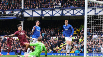 أهداف مباراة مانشستر سيتي ضد إيفرتون في الجولة 33 بالدوري الإنجليزي
