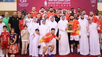 العربي يتوج بطلًا للدوري القطري لكرة السلة ويحافظ على لقبه