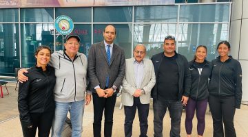 بعثة المنتخب المصري للتنس الأرضي تتلقى اتصالًا من وزير الرياضة بعد وصولهم للقاهرة