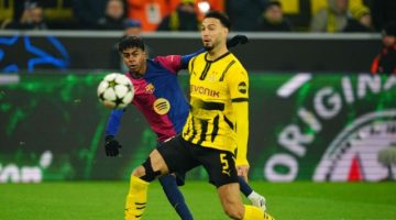 حكم مباراة برشلونة وبوروسيا دورتموند يعلنه الاتحاد الأوروبي لكرة القدم (يويفا)