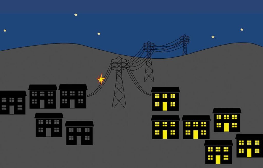 electricity outage Spain