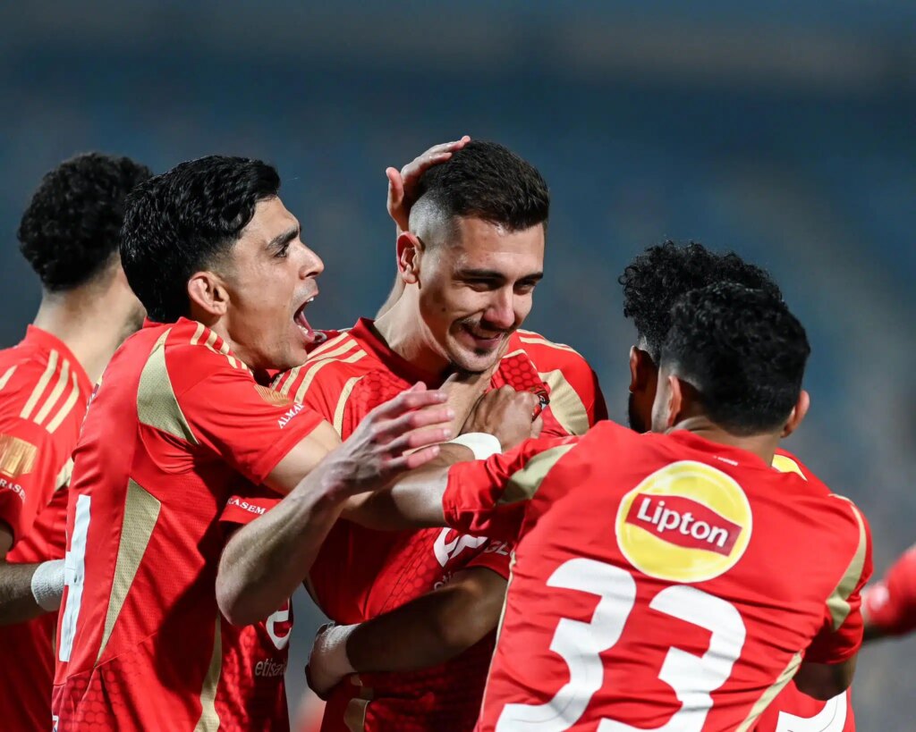 فرحة لاعبي الأهلي 2