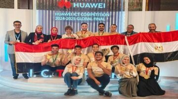 جامعة عين شمس تتصدر مسابقة هواوي لتكنولوجيا المعلومات والاتصالات 2025 العالمية