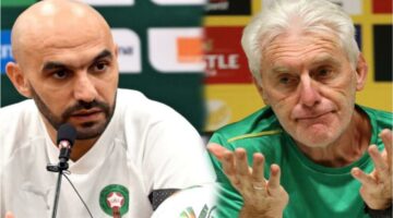 خوفًا من هزيمة ثقيلة.. مدرب جنوب إفريقيا يرفض طلب وليد الركراكي