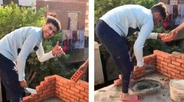 “صنايعى بناء” ولاعب موهوب.. نجم منتخب الشباب يرسم مستقبله على جدران الأمل