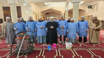 إطلاق حملة نظافة موسعة بجميع مساجد وزوايا كفر الشيخ استعدادا لعيد الأضحى