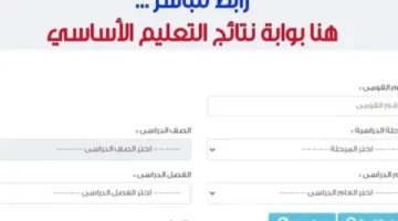 نتائج سنوات النقل محافظة الجيزة 2025 برقم الجلوس عبر بوابة التعليم الأساسي