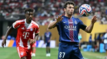 طرد مباشر للاعب باريس سان جيرمان أمام بايرن ميونخ في كأس العالم للأندية