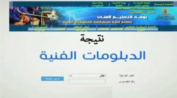 أسرع رابط بشأن نتيجة الدبلومات الفنية 2025 في القاهرة