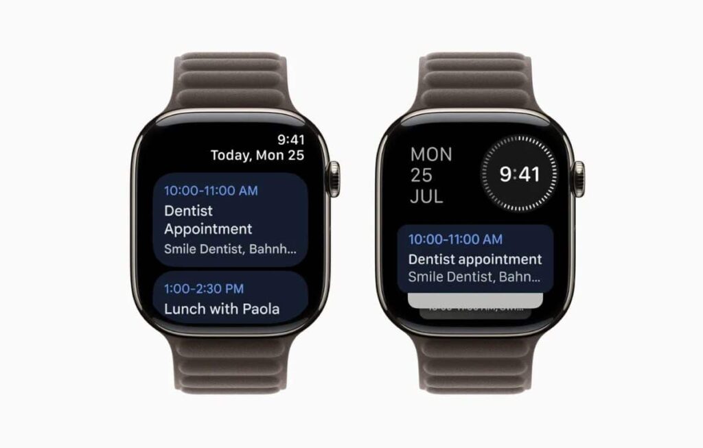 Google Calendar apple watch