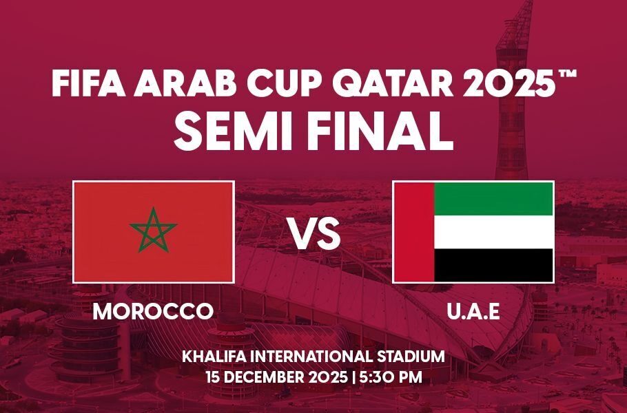 Morocco vs UAE يلاشوت بث مباشر الآن.. مشاهدة مباراة المغرب والإمارات اليوم في نصف نهائي كأس العرب 2025 بدون تقطيع على ملعب خليفة الدولي | الموعد والقنوات الناقلة