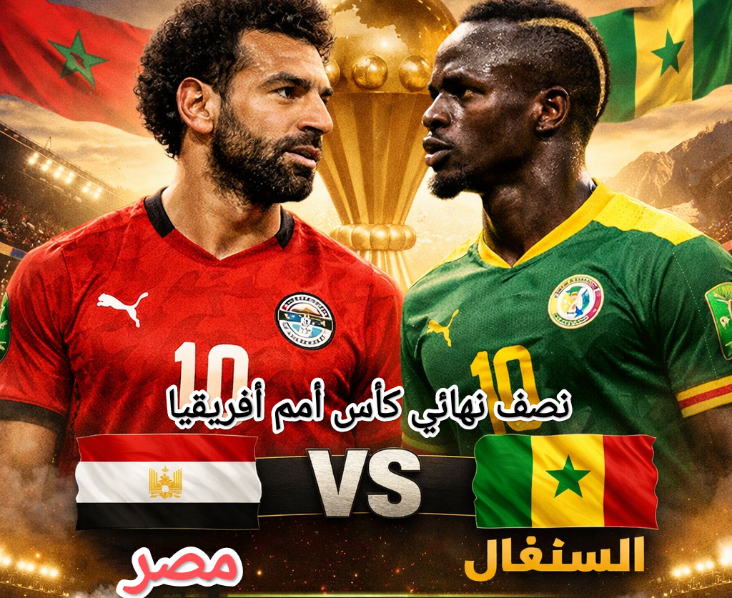 Egypt vs Senegal يلا شوت بث مباشر مصر ضد السنغال اليوم في نصف نهائي كأس أمم إفريقيا 2025.. كل التفاصيل، التشكيل الرسمي، القنوات المجانية الناقلة وتحليلات قبل المواجهة الحاسمة