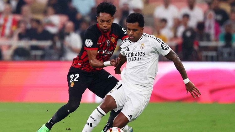 فيديو ريال مدريد يتأخر بهدف أمام مايوركا في الشوط الأول بالدوري الإسباني (0-1) Real Madrid vs Mallorca بث مباشر