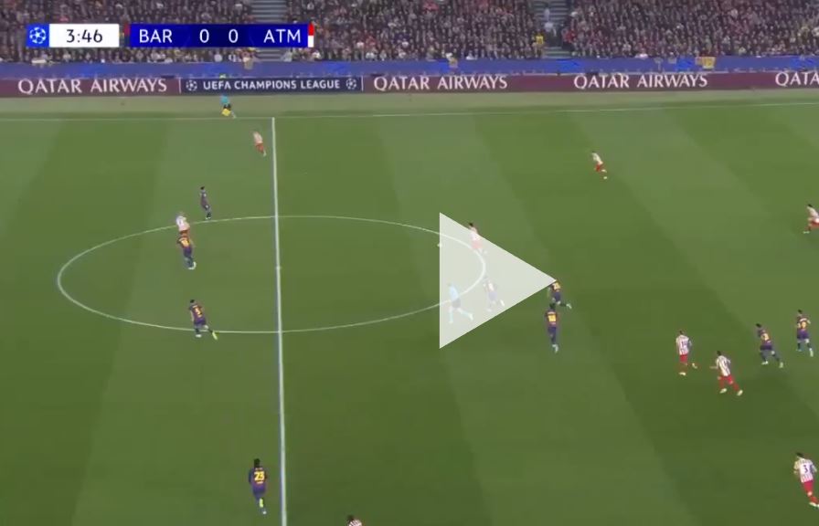 فيديو لوكمان النيجيري يسجل هدف أتلتيكو الأول بث مباشر مباراة برشلونة ضد أتلتيكو مدريد في دوري الأبطال (2-1).. Barcelona vs Atletico Madrid